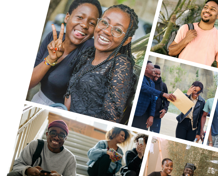 Diverse group of young entrepreneurs and students